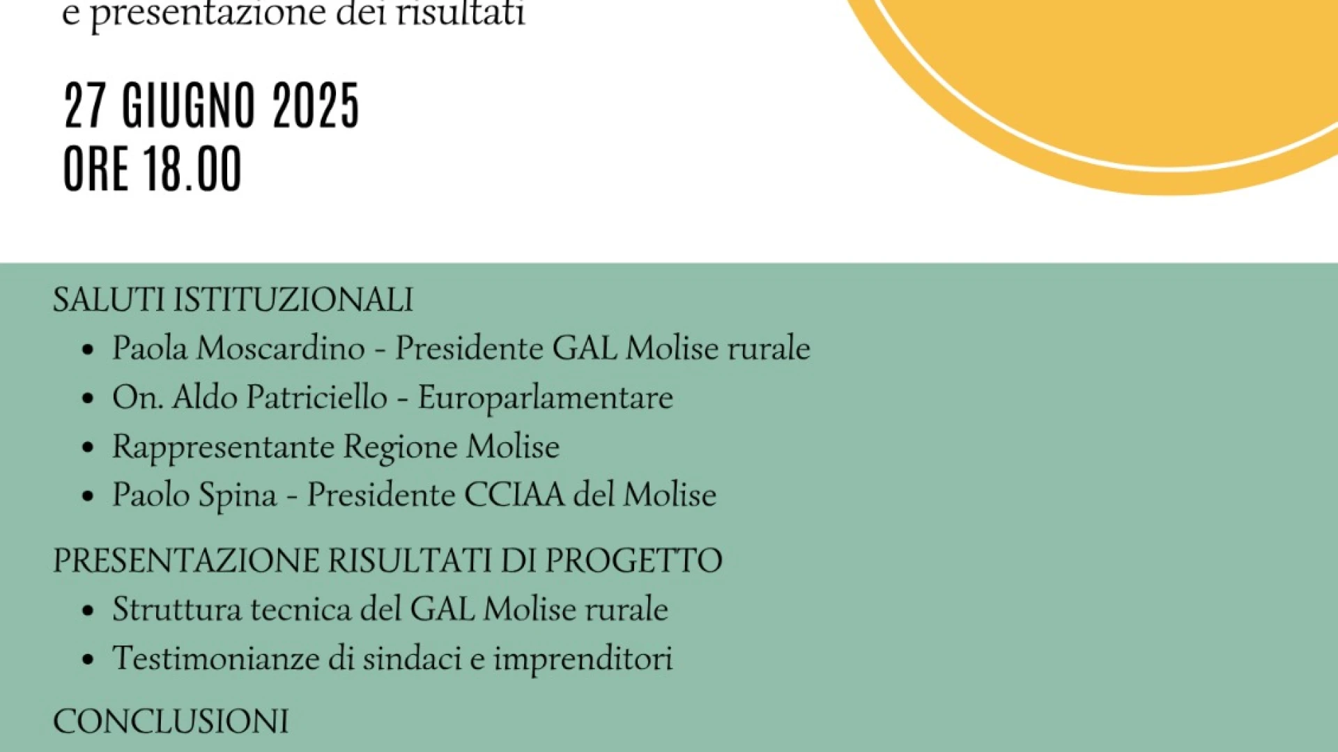 Smart Community Terra in Cammino . Presentazione dei risultati, esperienze e prospettive future per il territorio
